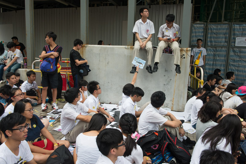 Hong Kong, student strike, class boycott, protest, occupy central