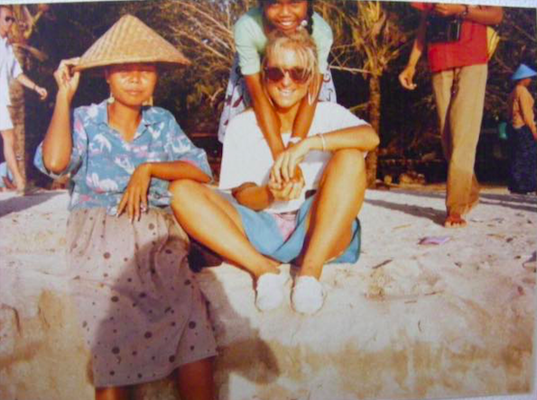 Maree and friends. 1982. Maree and friends. 1982.