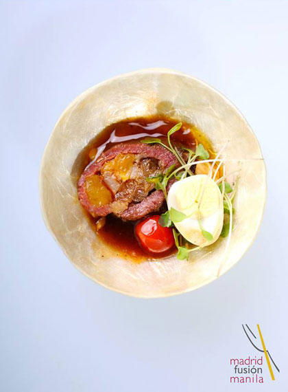Morcon by Chef Myk Tatung