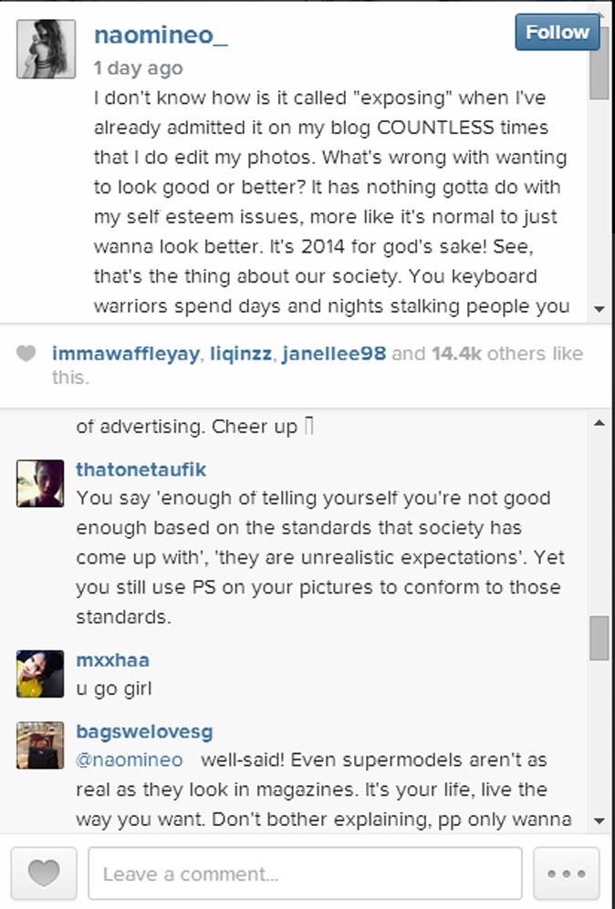 Blogger Naomi Neo lashes back at critics, hints at being cyberbullied