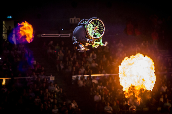 Nitro Circus Macau wheelchair