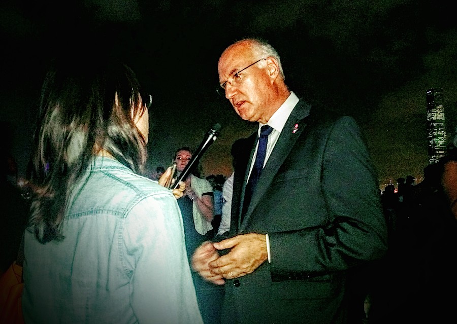Paris Vigil in Hong Kong, Eric Berti
