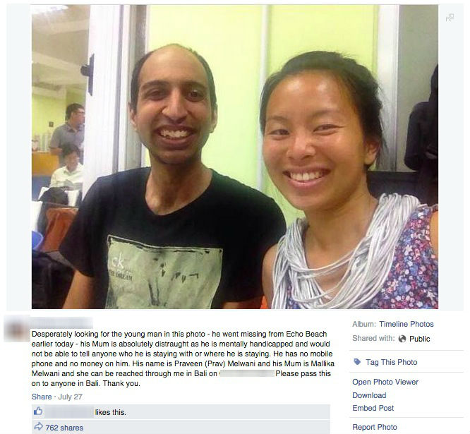 Pravin missing Facebook post Pravin missing Facebook post