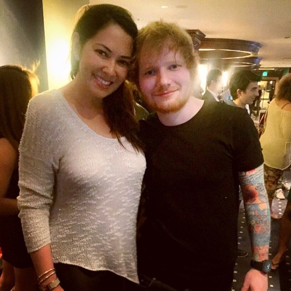 Ruffa Gutierrez with Ed Sheeran