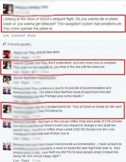 Scoot Flight Attendant remarks