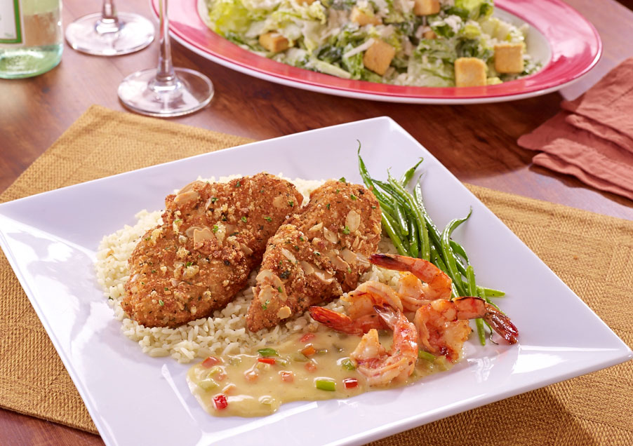 TGIFridays almond crusted tilapia