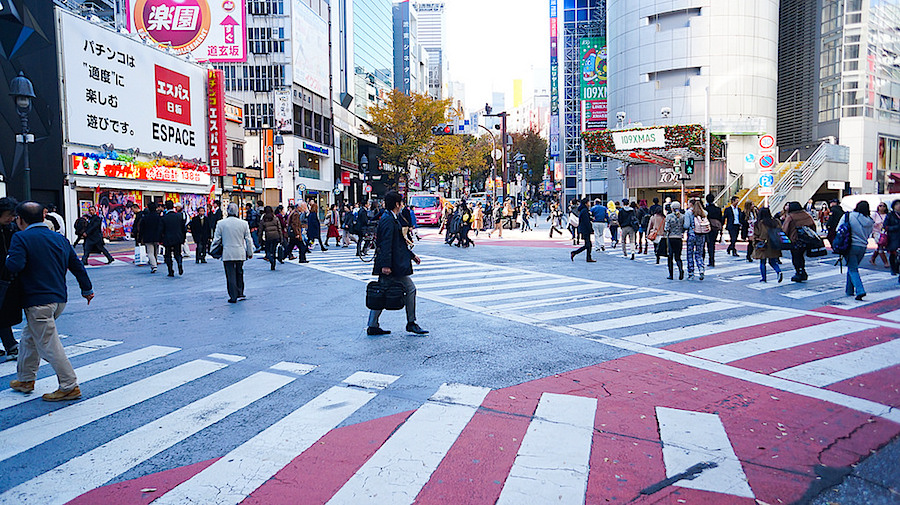 Shibuya Street crossing