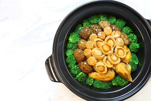 stewed chicken with abalone