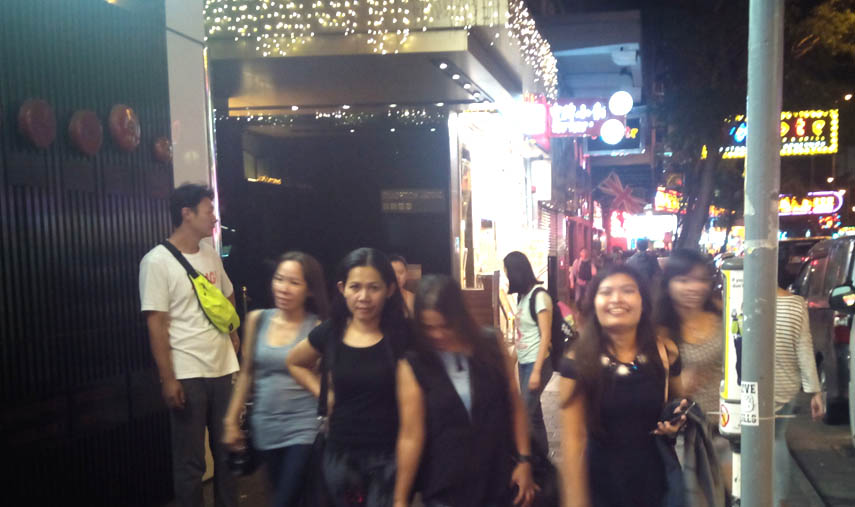 Wan chai nightlife 