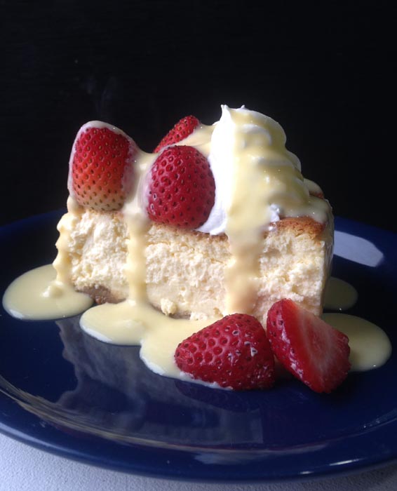 white choco cheesecake