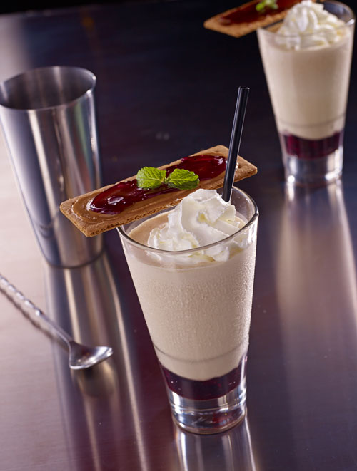 TGIFridays peanut butter jelly milkshake