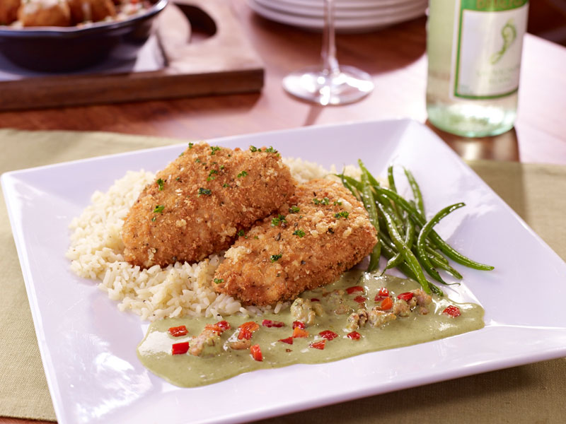 TGIFridays stuffed chicken