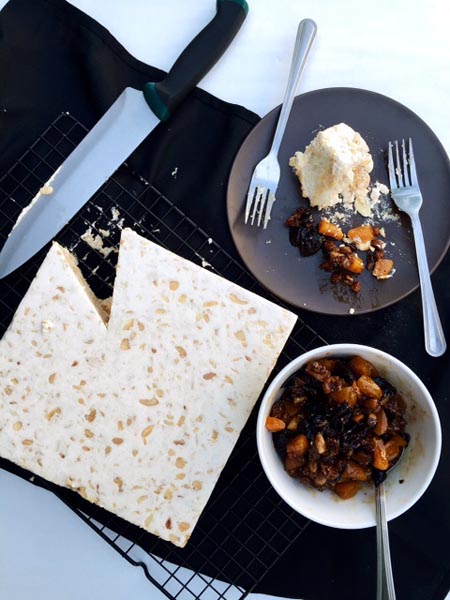 Brown Butter Truffle Honey Almond Parfait