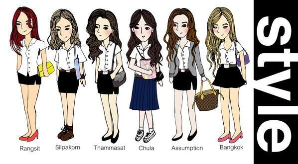 bangkok university girls