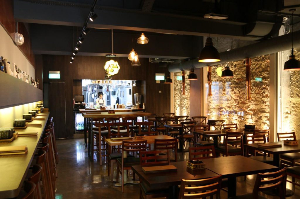 Interior of Hansul Korean Dining Bar