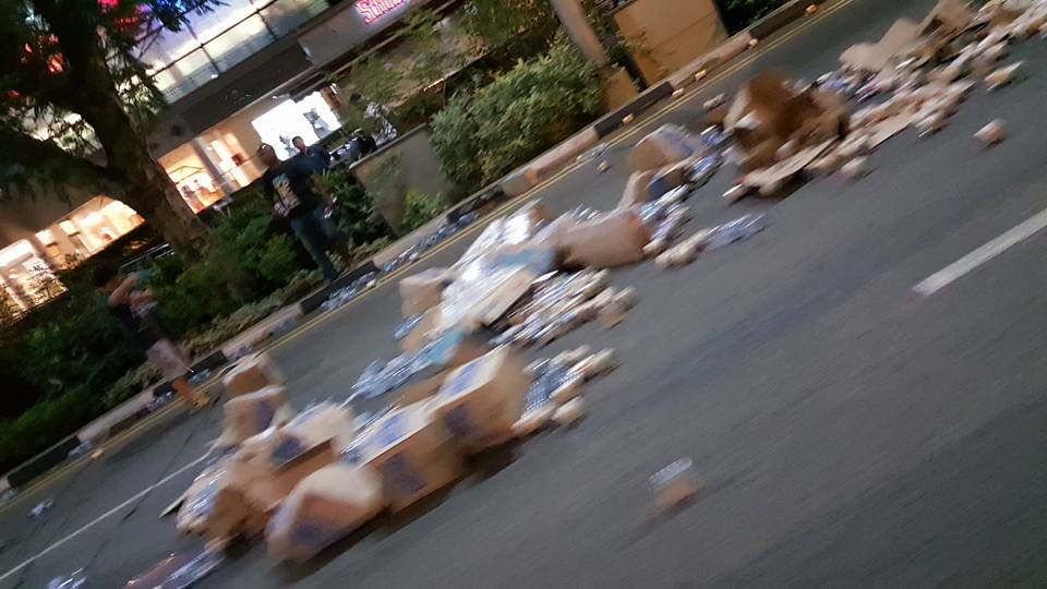 spilled drinks orchard road