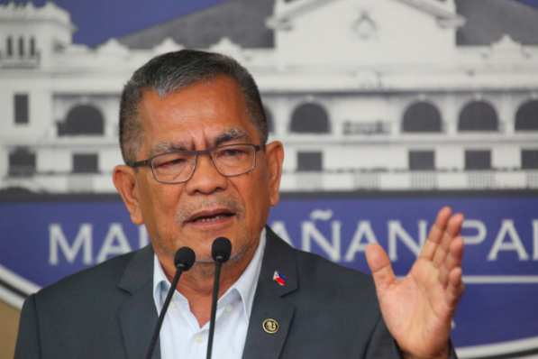 nterior and Local Government Secretary Ismael “Mike” Sueno PHOTO: King Rodriguez, Malacanang photo, via ABS-CBN News