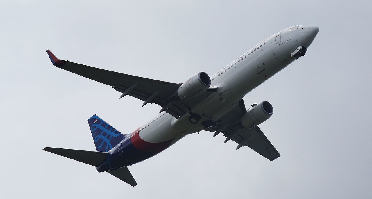 A plane from the Sriwijaya fleet. Photo: Wikimedia Commons