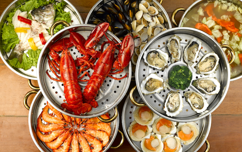 7-tier seafood tower