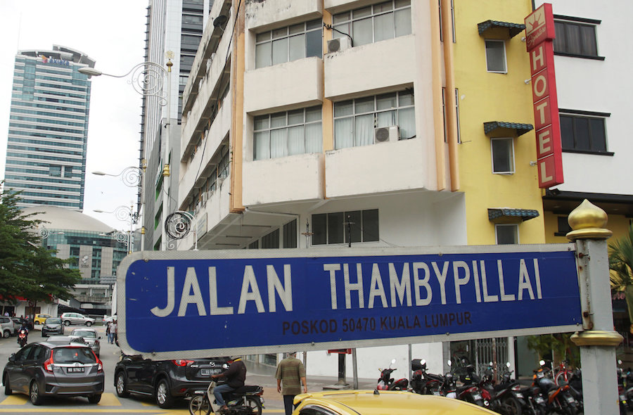 A general view of the building housing Glocom’s offices in Kuala Lumpur. Photo: Ebrahim Harris/ REUTERS