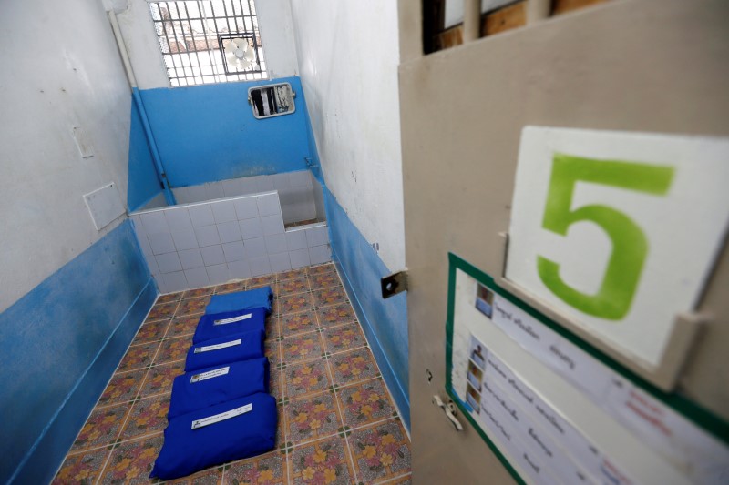 A view of a cell with a toilet, where five inmates sleep, inside the long-term sentence zone inside Klong Prem high-security prison in Bangkok, July 12, 2016. Jorge Silva/ Reuters