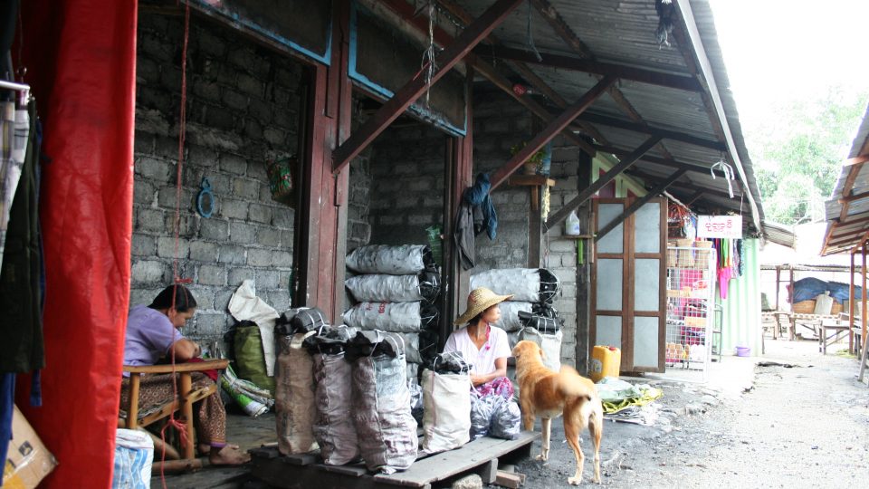 Bags of coal in Myanmar. Photo: Flickr / Kaj17