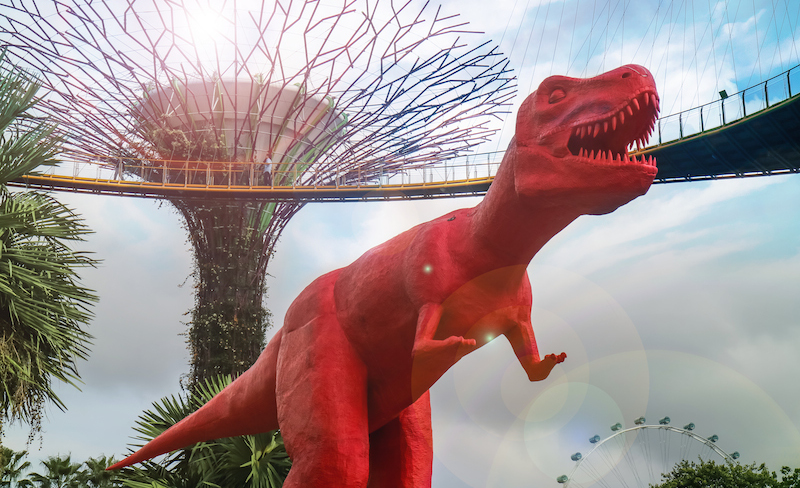 Tyrannosaurus. Photo: Gardens by the Bay