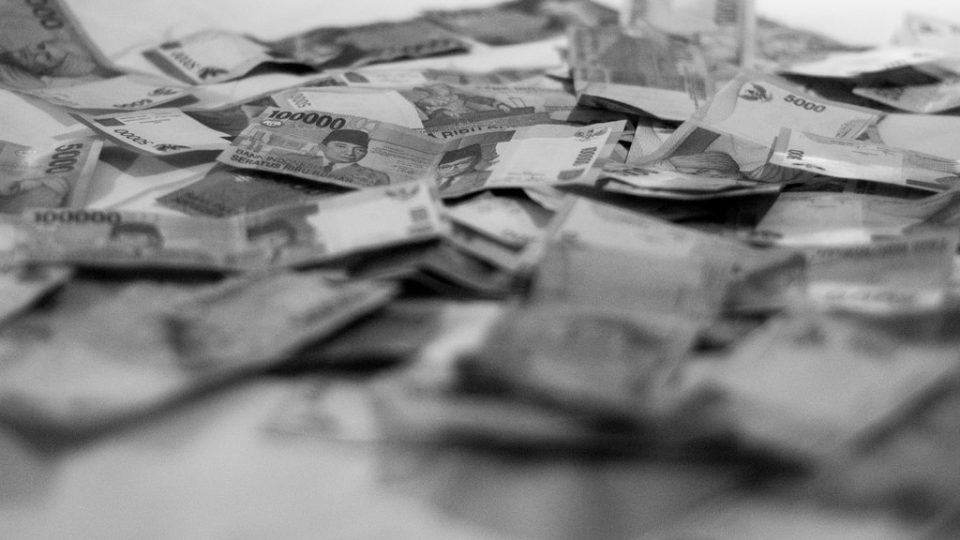 Raining rupiah. Photo: Flickr