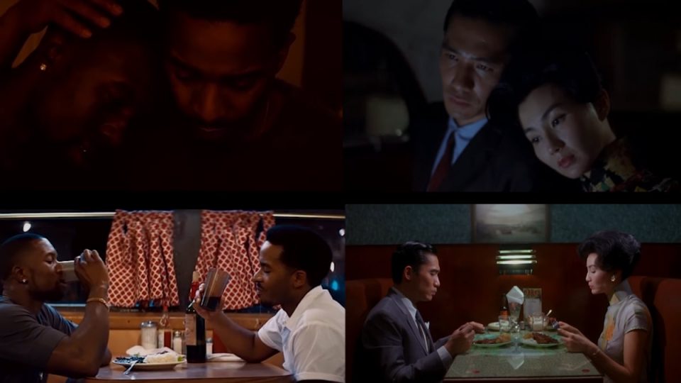 Screenshots: Moonlight (2016) and In The Mood for Love (2000), compiled by Alessio Marinacci
