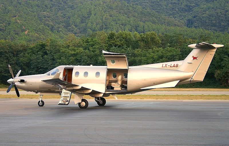 File photo of a  Pilatus PC-12 aircraft. Photo: Jetfly Aviation/ Wikimedia Commons