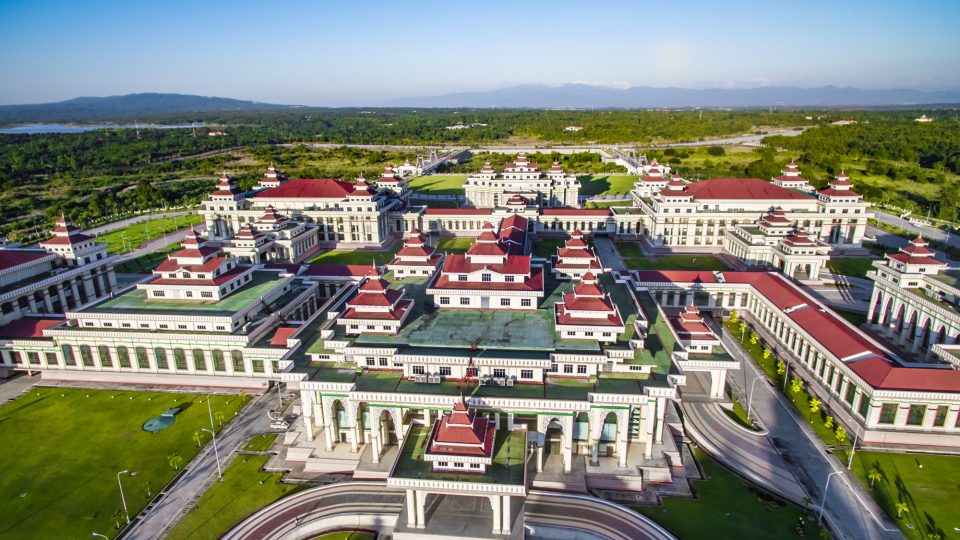 The Myanmar parliament complex. Photo: Coconuts Yangon
