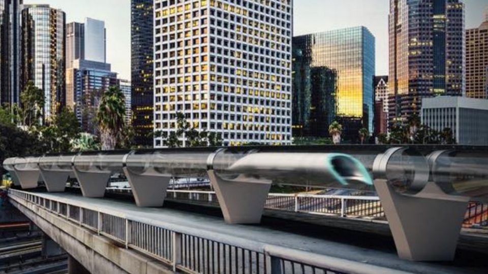 Concept art by Hyperloop Transportation Technologies (HTT)