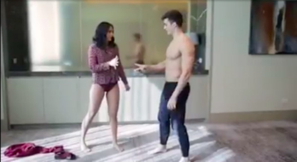 Belle Daza and Pietro Bosseli PHOTO: Screen grab from Facebook/Isabelle Daza