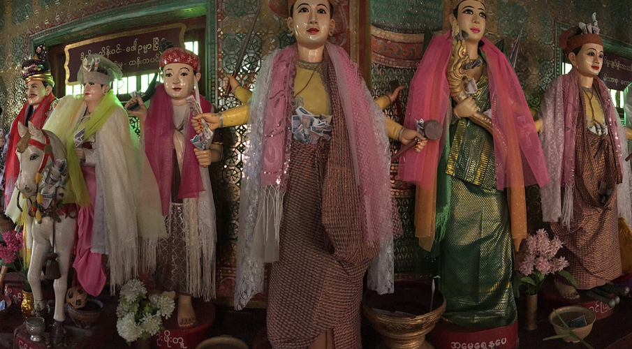 Representations of nat spirits. Photo: Flickr / lawtonjm