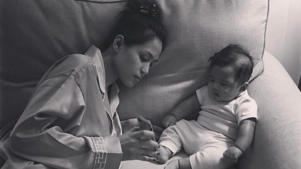 Toni Gonzaga-Soriano with Baby Seve. PHOTO: Instagram/Toni Gonzaga