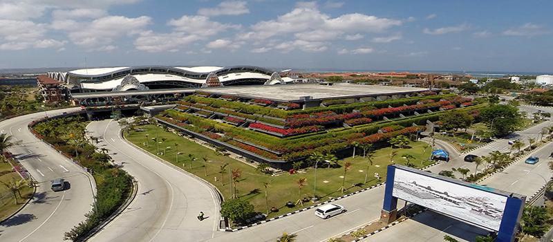 An overhead shot of Bali’s Ngurah Rai International Airport. Photo: PT Angkasa Pura