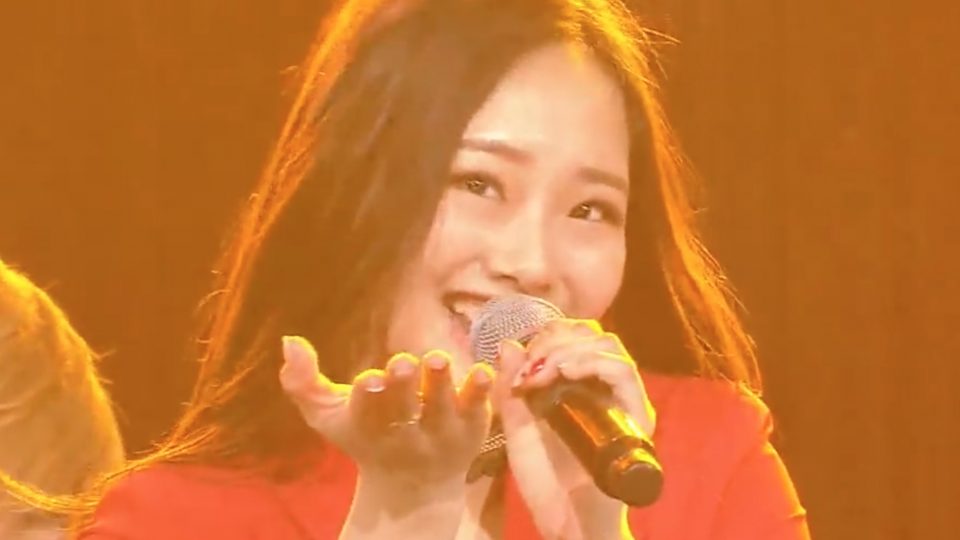 Kriesha Tiu performing at SBS’s “K-Pop Star 6”. PHOTO: Screengrab from YouTube video