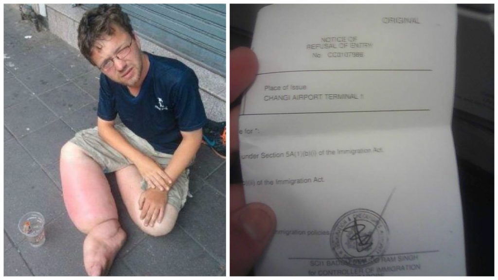 Benjamin Holst deported from singapore