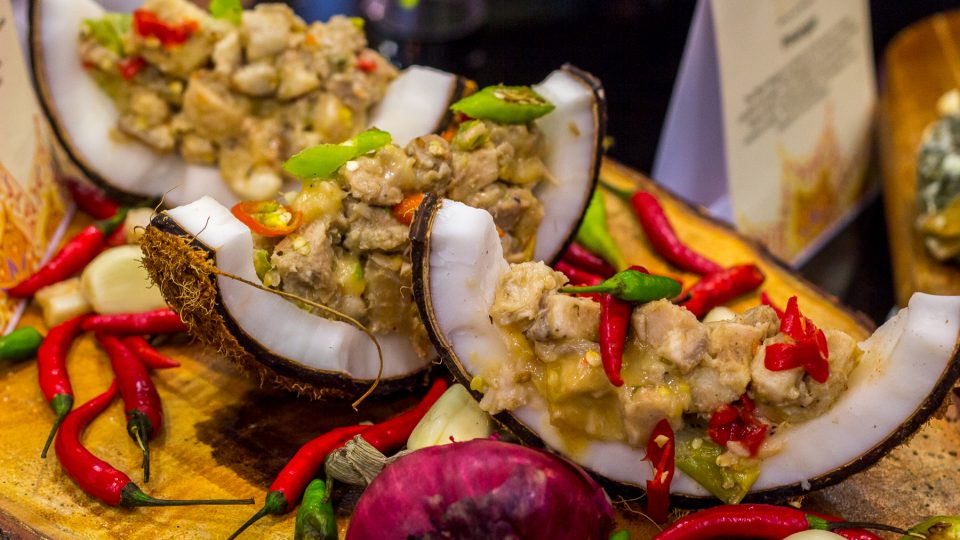 Bicol Express from the Bicol Region booth at Madrid Fusion Manila 2017. PHOTO: Ching Dee