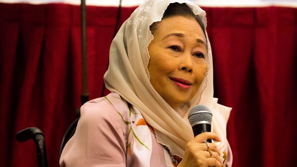 Sinta Nuriyah during the International Conference on Feminism, held by Jurnal Perempuan at the Swiss-Belhotel in Kemang, Jakarta, in September. Photo: Wikimedia Commons