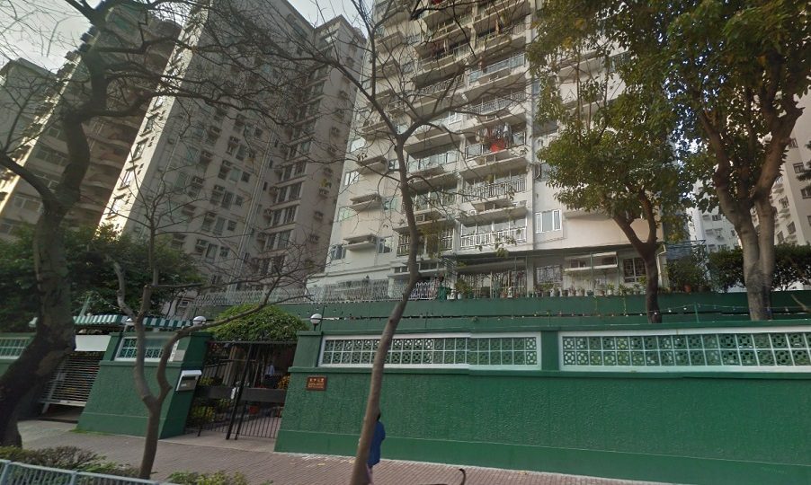 The woman attempted to enter an apartment at Oriental Garden on Prince Edward Road. Screenshot (for illustration): Google Street View
