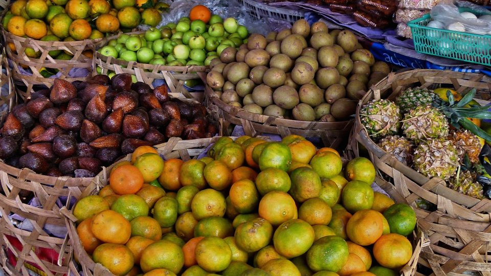 Fruit on fruit on fruit. Photo: Wikimedia Commons