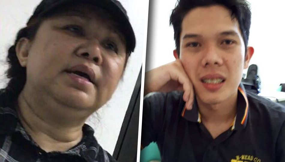 Supt. Maria Christina Nobleza and alleged Abu Sayyaf bomb-maker Renierlo Dongon. File/Composite via ABS-CBNNews
