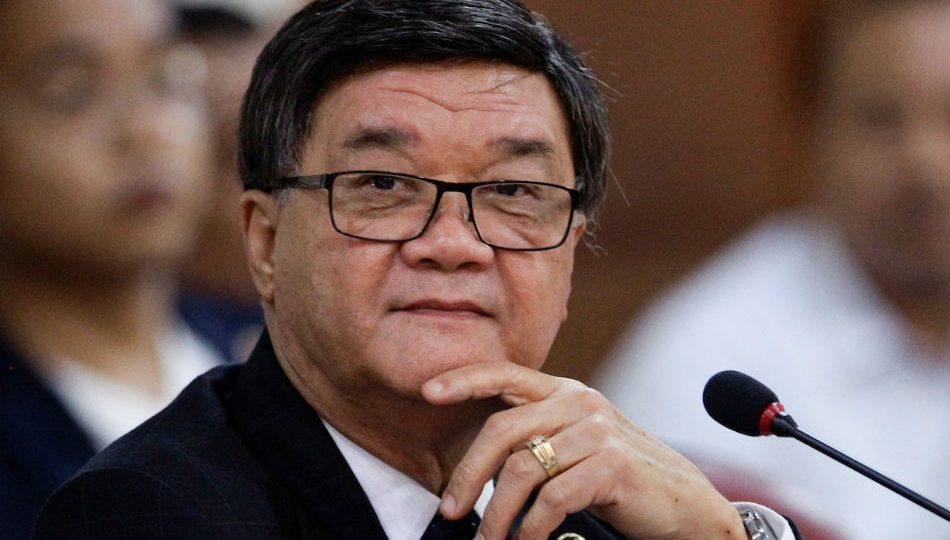 Philippines’ Justice Secretary Vitaliano Aguirre FILE PHOTO
