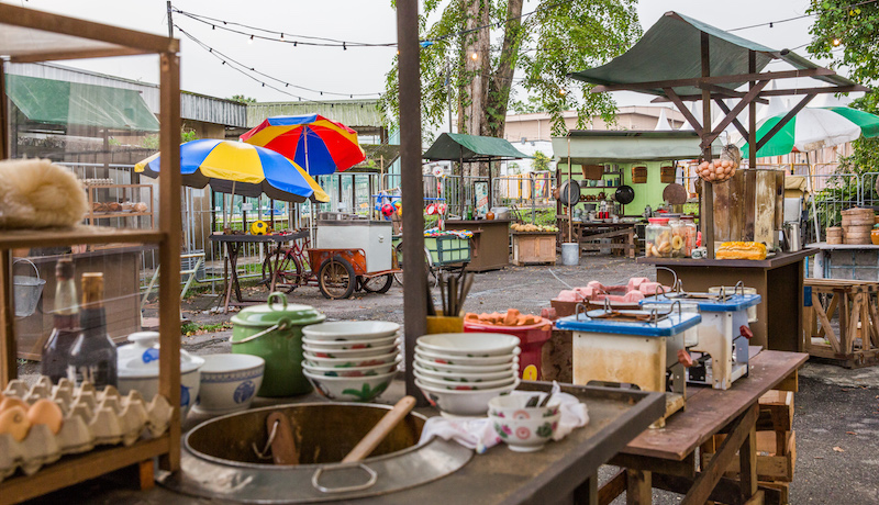 Visitors to Caldecott Broadcast Centre can walk through an actual set. Photo: SHF 2017