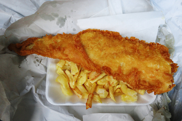 Fish and chips proper