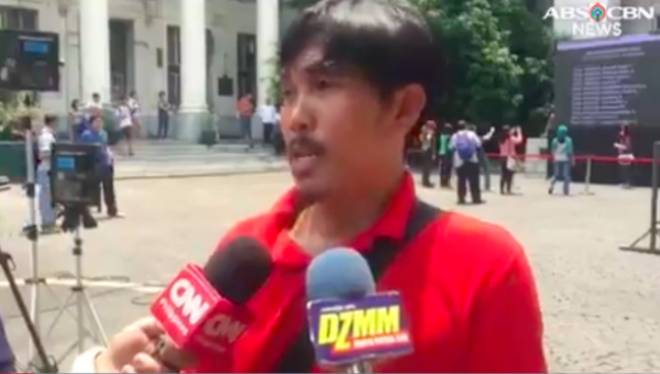 Ramil Comendador worked as a janitor from 2007 to 2010. PHOTO: ABS-CBN News