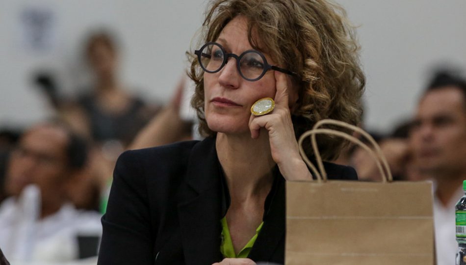United Nations (UN) Special Rapporteur Agnes Callamard attends the University of the Philippines (UP) human rights forum, May 5. PHOTO: ABS-CBN News/Jonathan Cellona