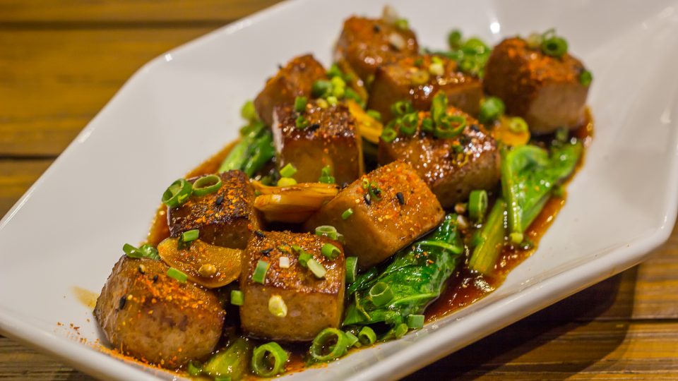 Toast Asian Kitchen’s lusciously tender Wagyu Beef Cubes and Chinese Broccoli in Teriyaki Sauce. PHOTO: Ching Dee