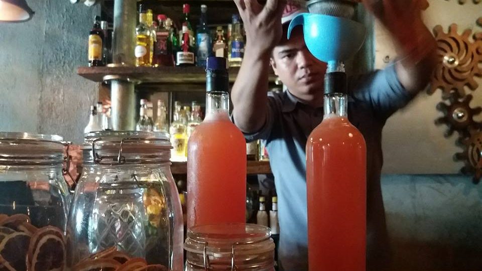 Tuak sangria at Locker & Loft